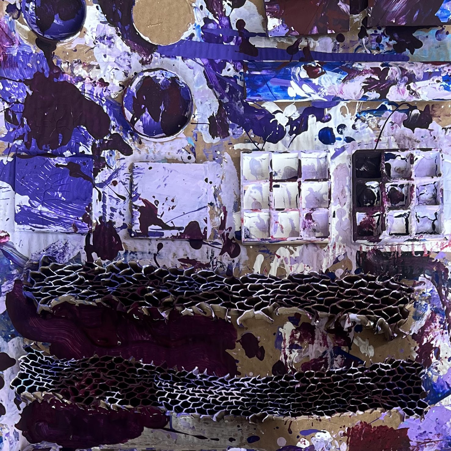 Beautiful Process Art, By Infants & Toddlers